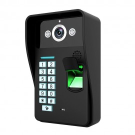SY816A - MJF11 7 INCHES LCD FINGERPRINT RECOGNITION VIDEO DOOR PHONE INTERCOM SYSTEM IR CA