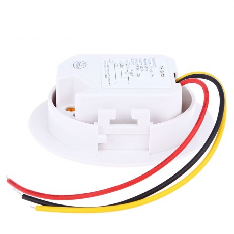 EMBEDDED FULL AUTOMATIC HUMAN BODY INFRARED INDUCTION SWITCH (WHITE, 24V/12V)