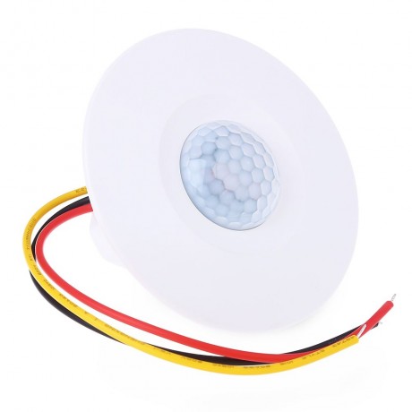 EMBEDDED FULL AUTOMATIC HUMAN BODY INFRARED INDUCTION SWITCH (WHITE, 24V/12V)