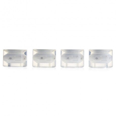 4PCS 60 X 45MM LED TRANSPARENT SKATEBOARD WHEELS (WHITE)