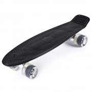 22 INCHES MINI CRUISER BANANA STYLE LONGBOARD PASTEL COLOR FISH SKATEBOARD WITH LED FLASHI