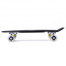 22 INCHES MINI CRUISER BANANA STYLE LONGBOARD PASTEL COLOR FISH SKATEBOARD WITH LED FLASHI