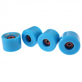 4PCS 60 X 45MM OUTDOOR SPORT SKATEBOARDING WHEEL SKATE BEARING (BLUE)