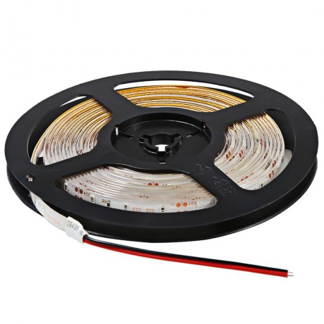 5 METERS 12V 3528 SMD WATERPROOF IP65 LED STRIP LAMP WITH 300 LEDS (BLUE, EU PLUG)