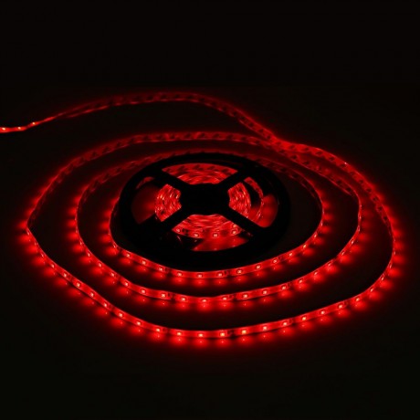 5 METERS 12V 3528 SMD WATERPROOF IP65 LED STRIP LAMP WITH 300 LEDS (RED, US PLUG)