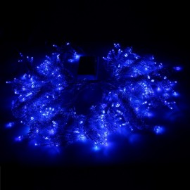 304 LEDS CHRISTMAS STRING FAIRY LIGHT WINDOW CURTAIN LIGHTING (BLUE, CHINESE PLUG)