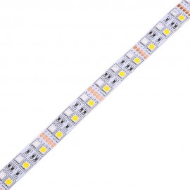 5M DOUBLE ROW 5050 SMD 600 RGB WHITE LED STRIP LIGHT FOR DECORATION (WARM WHITE LIGHT)