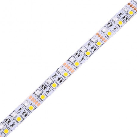 5M DOUBLE ROW 5050 SMD 600 RGB WHITE LED STRIP LIGHT FOR DECORATION (WARM WHITE LIGHT)