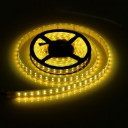 5M DOUBLE ROW 5050 SMD 600 RGB WHITE STRIP LIGHT WATERPROOF LED FLEXIBLE LAMP (BLACK, 12V 
