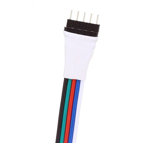 5M DOUBLE ROW 5050 SMD 600 RGB WHITE STRIP LIGHT WATERPROOF LED FLEXIBLE LAMP (BLACK, 12V 