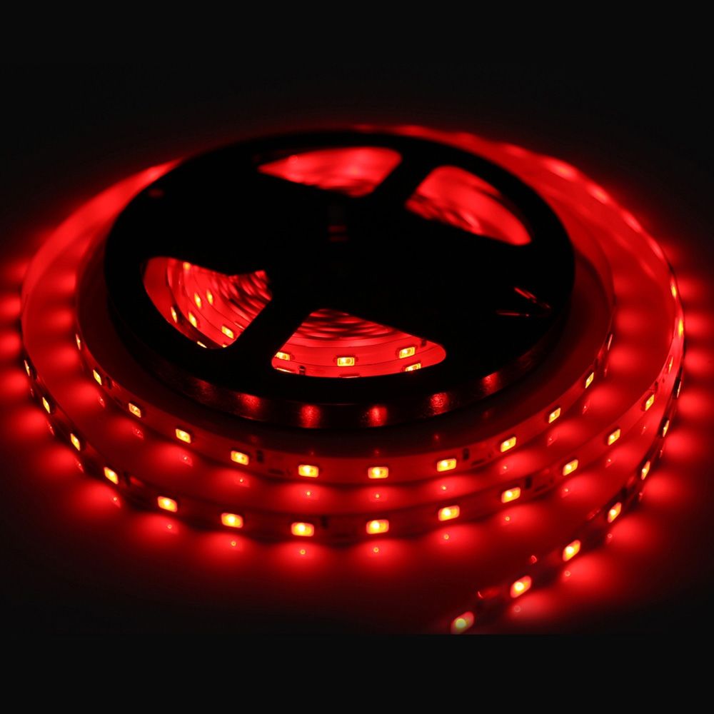SMD 5630 5M 300 LEDS FLEXIBLE STRIP LIGHT FOR DECORATION (RED, EU PLUG)