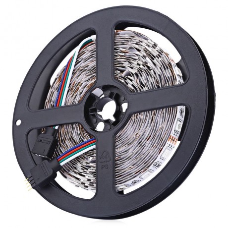 5M 300 LEDS SMD 5050 FLEXIBLE COLORFUL STRIP LIGHT WITH REMOTE CONTROL (COLORFUL, US PLUG)