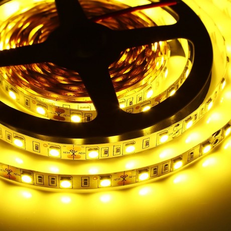 5M 300 LEDS SMD 5050 FLEXIBLE STRIP LIGHT FOR DECORATION (WARM WHITE LIGHT, US PLUG)