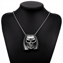 N022 TITANIUM FASHION CHAIN 316L STAINLESS STEEL VINTAGE PENDANT NECKLACE