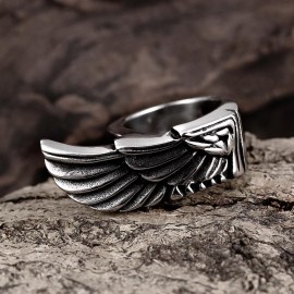 R173 HOT COOL FASHION 316L STAINLESS STEEL RING (SILVER, SIZE 8/9/10/11)
