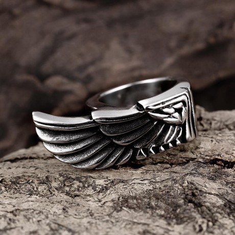 R173 HOT COOL FASHION 316L STAINLESS STEEL RING (SILVER, SIZE 8/9/10/11)