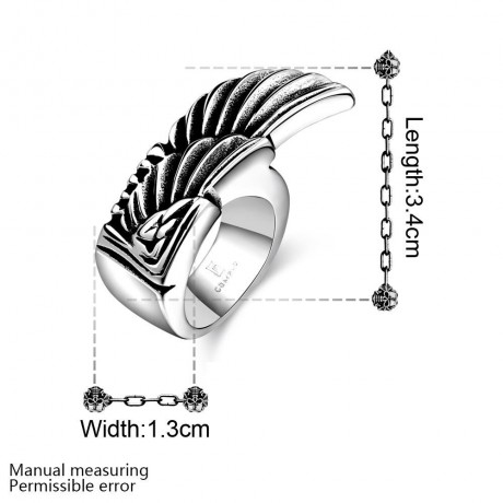 R173 HOT COOL FASHION 316L STAINLESS STEEL RING (SILVER, SIZE 8/9/10/11)