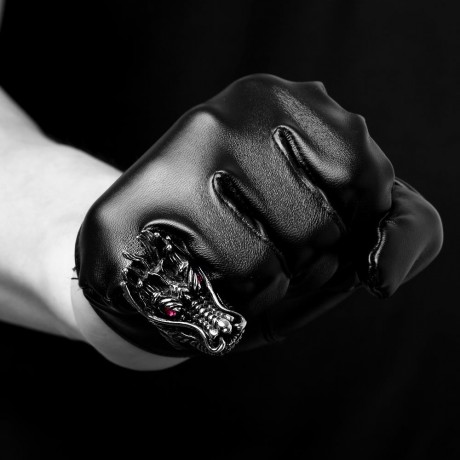 R191 HOT COOL FASHION 316L STAINLESS STEEL RING (SILVER GRAY, SIZE 8/9/10/11)