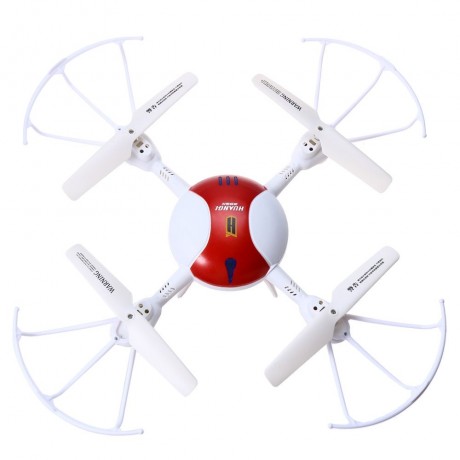 897C001 2.4G 4CH 6-AXIS GYRO 0.3MP CAMERA RTF REMOTE CONTROL QUADCOPTER DRONE TOY (RED)