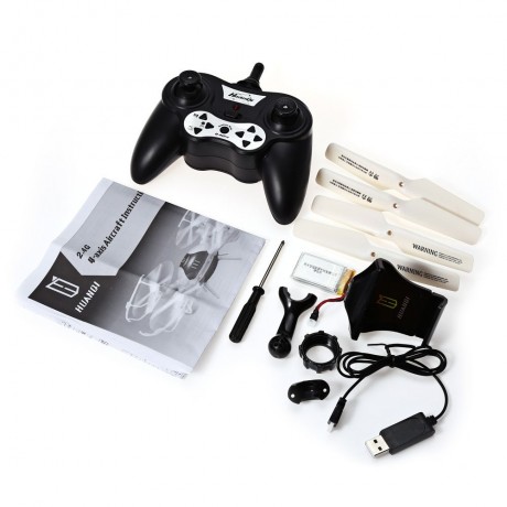897C001 2.4G 4CH 6-AXIS GYRO 0.3MP CAMERA RTF REMOTE CONTROL QUADCOPTER DRONE TOY (RED)