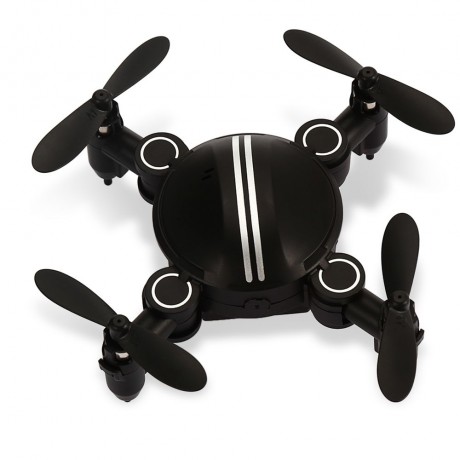Z201YS MINI FOLDABLE RC DRONE RTF WIFI FPV / 0.3MP CAMERA / 2.4GHZ 4CH 6-AXIS GYRO (BLACK)