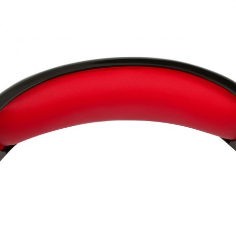 ANTI-NOISE COLORFUL LIGHT STEREO 3PCS 3.5MM USB PLUG GAMING HEADPHONES HEADSET (RED)