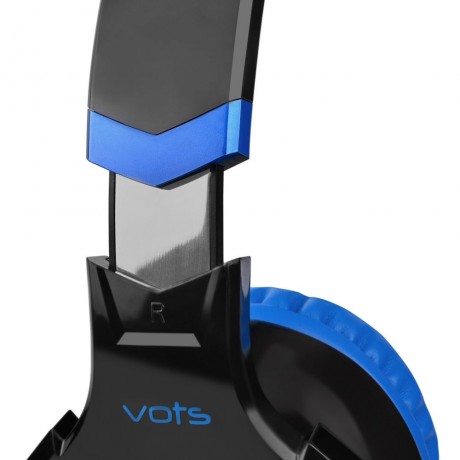 ANTI-NOISE COLORFUL LIGHT STEREO 3PCS 3.5MM USB PLUG GAMING HEADPHONES HEADSET (BLUE)
