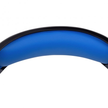 ANTI-NOISE COLORFUL LIGHT STEREO 3PCS 3.5MM USB PLUG GAMING HEADPHONES HEADSET (BLUE)