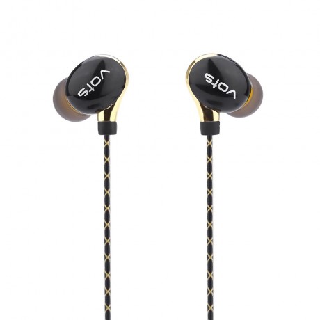 Y1 3.5MM PLUG HIFI STEREO NOISE REDUCTION MUSIC EARPHONES HEADPHONES (GOLDEN)