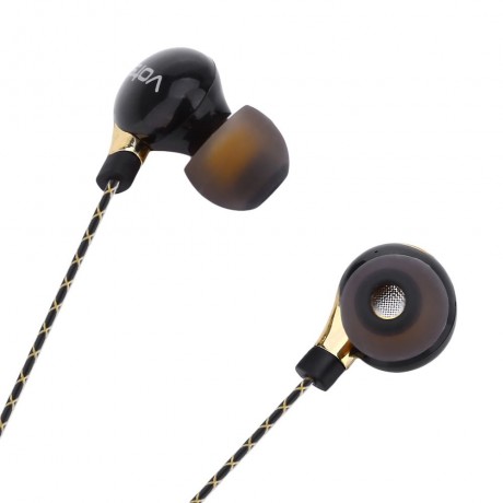 Y1 3.5MM PLUG HIFI STEREO NOISE REDUCTION MUSIC EARPHONES HEADPHONES (GOLDEN)