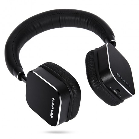 AWEI A900BL BLUETOOTH V4.0 WIRELESS HIFI MUSIC HEADSET HEADPHONES  (BLACK)