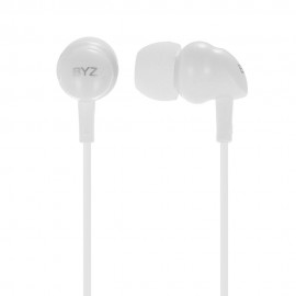 SE371 UNIVERSAL 3.5MM PLUG EARPHONES STEREO MUSIC HEADPHONES (WHITE)