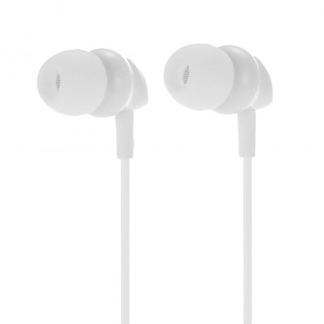 SE371 UNIVERSAL 3.5MM PLUG EARPHONES STEREO MUSIC HEADPHONES (WHITE)