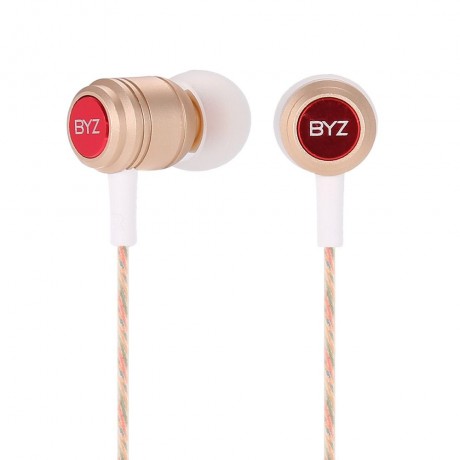 SM483S UNIVERSAL 3.5MM PLUG EARPHONES STEREO MUSIC HEADPHONES (TYRANT GOLD)