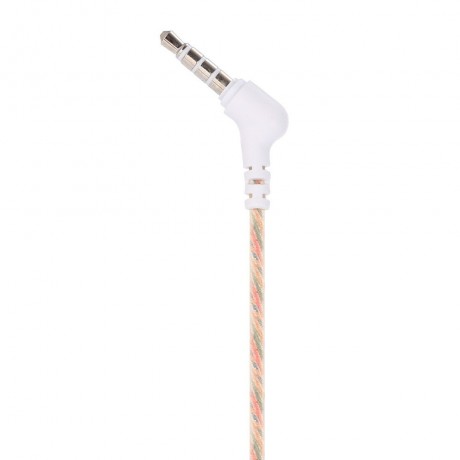 SM483S UNIVERSAL 3.5MM PLUG EARPHONES STEREO MUSIC HEADPHONES (TYRANT GOLD)