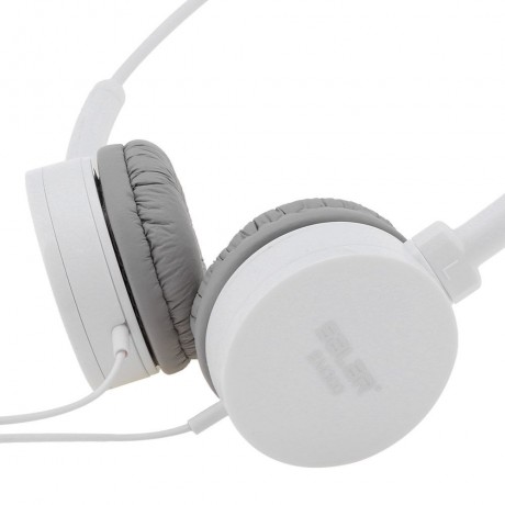 EM300 SUPER BASS STEREO 3.5MM PLUG WIRED HEADSET HEADPHONE (WHITE)