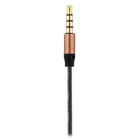 A8 IN-EAR SPORTS HEADSET VOICE CONTROL HEADPHONE EARPHONE STEREO MUSIC (COPPER COLOR)
