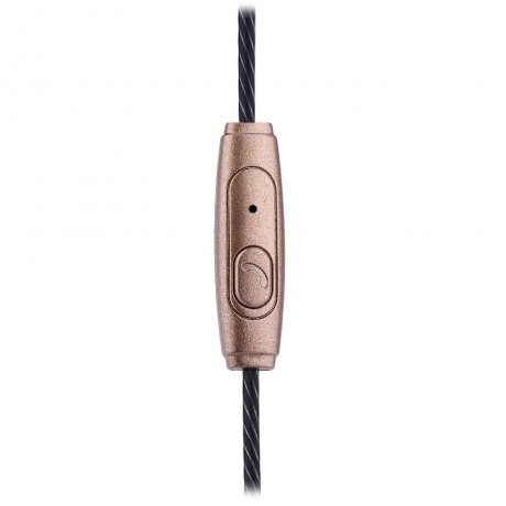A8 IN-EAR SPORTS HEADSET VOICE CONTROL HEADPHONE EARPHONE STEREO MUSIC (COPPER COLOR)
