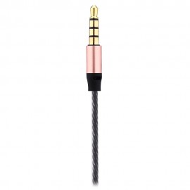 A8 IN-EAR SPORTS HEADSET VOICE CONTROL HEADPHONE EARPHONE STEREO MUSIC (LIGHT PINK)