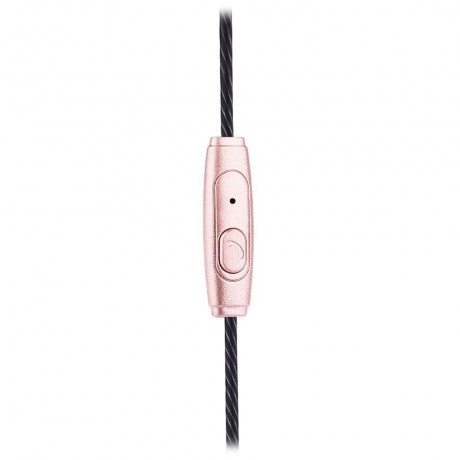 A8 IN-EAR SPORTS HEADSET VOICE CONTROL HEADPHONE EARPHONE STEREO MUSIC (LIGHT PINK)