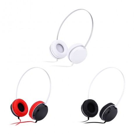 A50 MUSIC HEADPHONE EARPHONE STEREO MUSIC 3.5MM AUX LIGHT WEIGHT (WHITE)