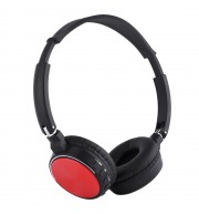 BT - 815 WIRELESS STEREO BLUETOOTH V4.0 EDR HEADPHONE WITH FM RADIO TF CARD SLOT (RED)