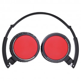BT - 815 WIRELESS STEREO BLUETOOTH V4.0 EDR HEADPHONE WITH FM RADIO TF CARD SLOT (RED)