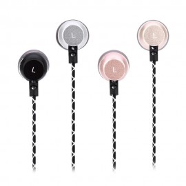 T - 006J 3.5MM HIFI IN-EAR EARPHONES MUSIC HEADPHONES (ROSE GOLD)