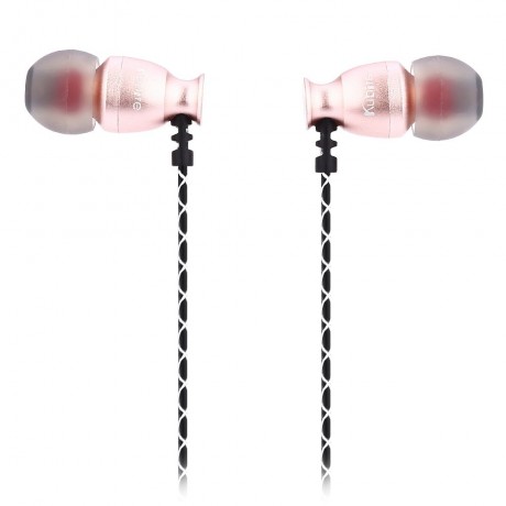 T - 006J 3.5MM HIFI IN-EAR EARPHONES MUSIC HEADPHONES (ROSE GOLD)