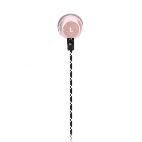 T - 006J 3.5MM HIFI IN-EAR EARPHONES MUSIC HEADPHONES (ROSE GOLD)