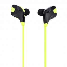 QY7S BLUETOOTH V4.1 WIRELESS NOISE CANCELLING SPORT EARPHONES HEADPHONES (GREEN)