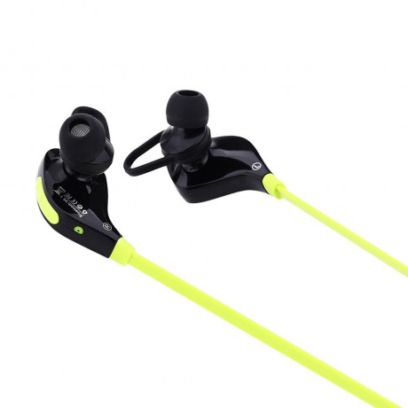 QY7S BLUETOOTH V4.1 WIRELESS NOISE CANCELLING SPORT EARPHONES HEADPHONES (GREEN)