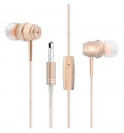 COLORFUL HIFI STEREO IN-EAR DRIVE-BY-WIRE MUSIC EARPHONES HEADPHONES (GOLDEN)