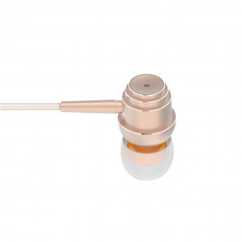 COLORFUL HIFI STEREO IN-EAR DRIVE-BY-WIRE MUSIC EARPHONES HEADPHONES (GOLDEN)